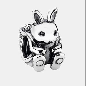 Pandora Easter Bunny Charm